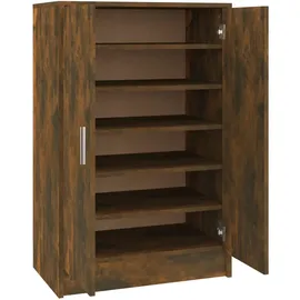 vidaXL Schuhschrank Räuchereiche 60 x 92 x 35 cm Holzwerkstoff