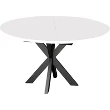 Mäusbacher 130 x 76 x 130 cm ausziehbar schwarz/weiß