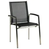 ACAMP Auris Stapelsessel 45 x 60 x 90 cm schwarz 4 St.