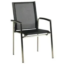 ACAMP Auris Stapelsessel 45 x 60 x 90 cm schwarz 4 St.