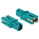 DeLock HSD Z-Stecker zu USB 2.0 Typ-A Buchse Blau
