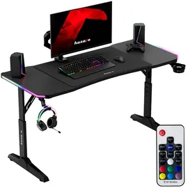 huzaro Gaming-Schreibtisch Hero 3.6 RGB Schwarz