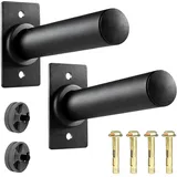 2 Stück Hantelscheibenständer, 50MM Hantelscheiben Halterung wandmontiert Wall Mounted Weight Plate Rack für Stadion Fitnessstudio Gym Hantelscheiben Aufbewahrung