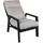 Brafab Gartensessel Slide 64 x 64 x 100 cm schwarz/aschgrau