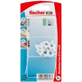 Fischer Garderobenhaken Fast & Fix Weiß