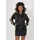 Freshlions Bomberjacke "Aurelia", Damen, Gr. S, schwarz, 100% Polyester, unifarben, lang, Rundhals, Jacken Bomberjacke, im sportlichen Design
