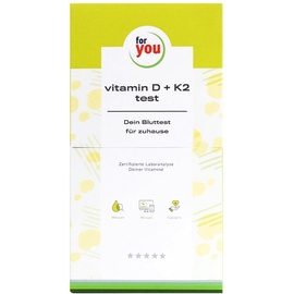 For You Vitamin D3 & K2 Test Bluttest für zuhause