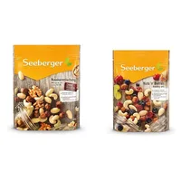 Seeberger Nusskernmischung 7er Pack: Pure Nuss-Mischung aus knackigen Haselnusskernen & Nuts ́n Berries 5er Pack