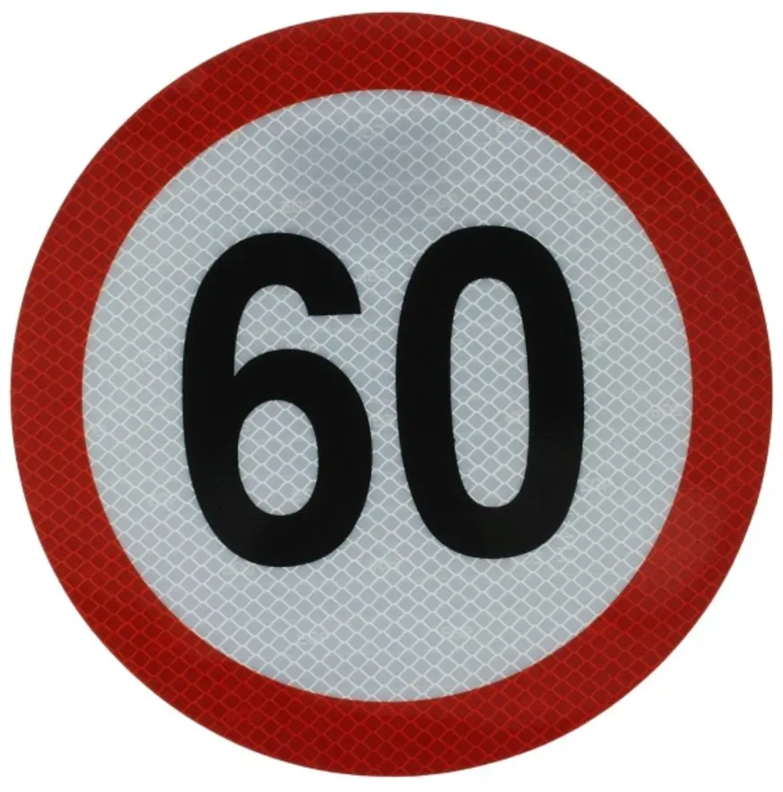 Pegatina de velocidad 60km/h CARGOPARTS CARGO-T005