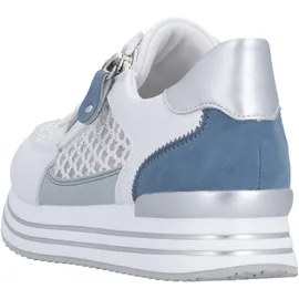remonte Plateausneaker Weiß/Blau 37
