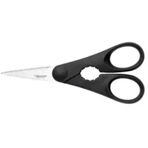 Fiskars Küchenschere mit Flaschenöffner, Länge: 20 cm,