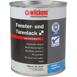 Wilckens Fenster und Türenlack seidenmatt, 750ml