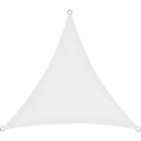 casa pura Atmungsaktives Sonnensegel dreieckig 360 x 360 x 510 cm Weiß