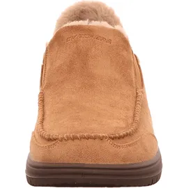 SKECHERS Herren Murette Scofield Hausschuh, Tan Microfiber, 45 EU