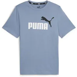 PUMA Herren Shirt ESS 2 Col Logo Tee, ZEN BLUE, M