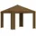 vidaXL Pavillon 3 x 3 m inkl. 4 Seitenteile Taupe