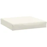 vidaXL Palettenkissen Melange Creme 60x60x10 cm Stoff