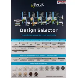 Bostik Design Selector Fliesen Naturstein Fugenmörtel Farbkarte