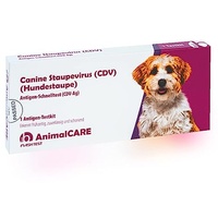 BestPlug Canine Staupe-Virus CDV Tier Antigen-Test mit Wirksamkeitsprüfung Test-Schnelltest für Hunde und andere Tiere
