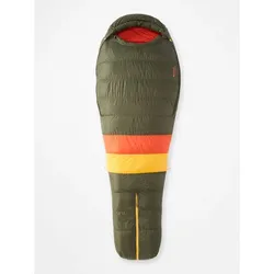 MARMOT Schlafsack Never Winter, Nori/Red Sun 19627, 000