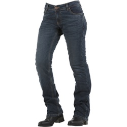Overlap Donington Damen Motorradjeans, grau, Größe 27