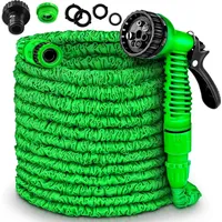 TRESKO TRESKO® Flexibler Gartenschlauch Wasserschlauch dehnbarer Flexischlauch