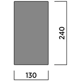 Easy Camp Easycamp Rosebay Universal Teppich - Grey - 130 x 240 cm