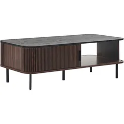 Couchtisch JOSE Dunkelbraun mit Stauraum