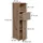 Vicco Midischrank Takumi 30 x 112,6 x 35 cm Beige/Braun