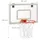 Relaxdays Basketballkorb fürs Zimmer weiß, rot
