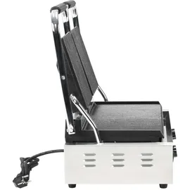 vidaXL Doppelter Gerillter Panini-Grill 3600 W 57x30,5x20 cm