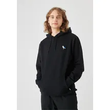 Cleptomanicx Kapuzenpullover 'Hooded Embro Gull 2' - schwarz, - S