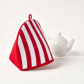 Homescapes Tea Cosy, – Stoff-Teewärmer Streifen
