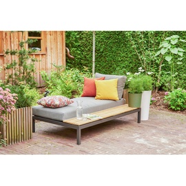 Siena Garden Alvida Loungesofa schwarz links