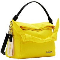 Desigual Women's PRIORI LOVERTY 3.0 Accessories Nylon Hand Bag, Yellow