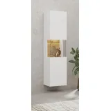 Home Affaire Vitrine Ava 35,7 x 29,5 x 140 cm Weiß