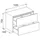 Keuco Edition 11 Sideboard 105 x 70 x 53,5 cm Beige/Weiß