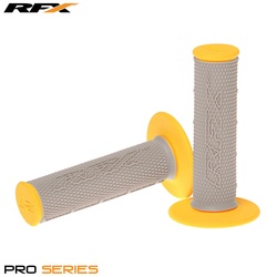RFX Paar Zwei-Komponenten-Griffe Pro-Serie Mittelteil grau (Grau/Gelb), gelb