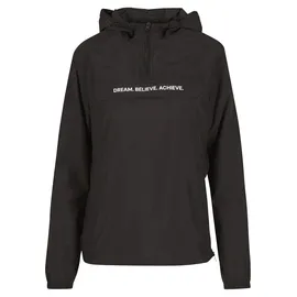 Mister Tee Dream Believe Achieve Ladies Basic Pull Over Jacket - schwarz,