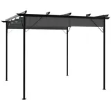 vidaXL Pergola 3 x 3 m anthrazit