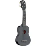 Stagg 25019931 US-NIGHT Soprano Ukulele mit Tasche schwarz