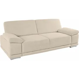 sit&more Couch Kunstleder 3-Sitzer Beige