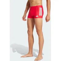 Adidas 3-Streifen 2-Inch Boxer-Badehose Pure Ruby / White M/L
