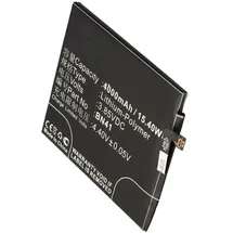 AccuCell Akku nur passend für Xiaomi Note 4 Akku BN41, BN41L Li-Polymer 3,85V, 4000mAh, 15,4Wh, built-in, ohne Werkzeug