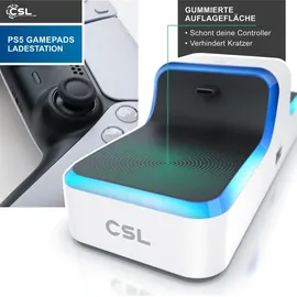 CSL Ladestation Controller Weiß PS5