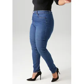aniston plus Skinny-fit-Jeans in dunkel blau - Gr.: 52