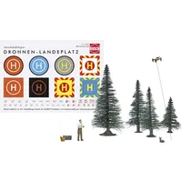 BUSCH H0 Action Set Rehkitzrettung Bausatz