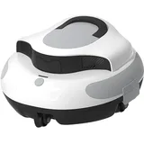 hzexun Poolroboter,Kabelloser Poolsauger Selbsteinparkfunktion, 5000mAh 100 Minuten Reinigungszeit, Poolreiniger für Eingelassene Pools bis zu 90m2