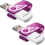 Philips Vivid Edition 64GB, USB-A 2.0, 2er-Pack (FM64FD05D/00)