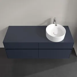 Villeroy & Boch Waschtischunterschrank 4 Auszüge 140 x 54,8 x 50 cm Marine Blue
